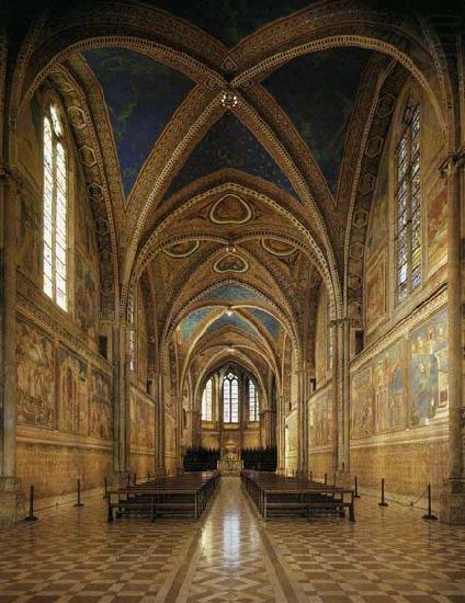 GIOTTO di Bondone View of the interior china oil painting image